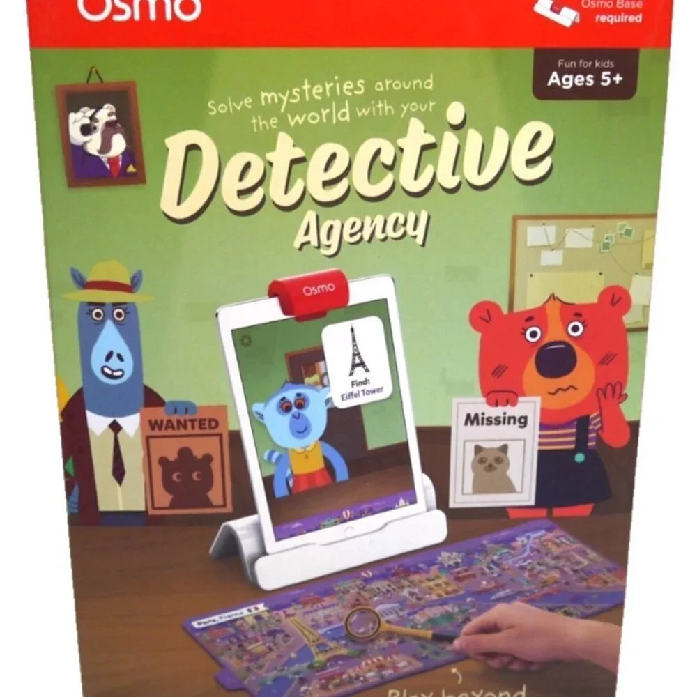 OSMO Detective Agency video learning game ages 5+ requires Osmo base unit, NEW